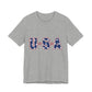 USA Stars Patriotic T-Shirt — Red, White & Blue Fourth of July Tee, Sizes XS–4XL