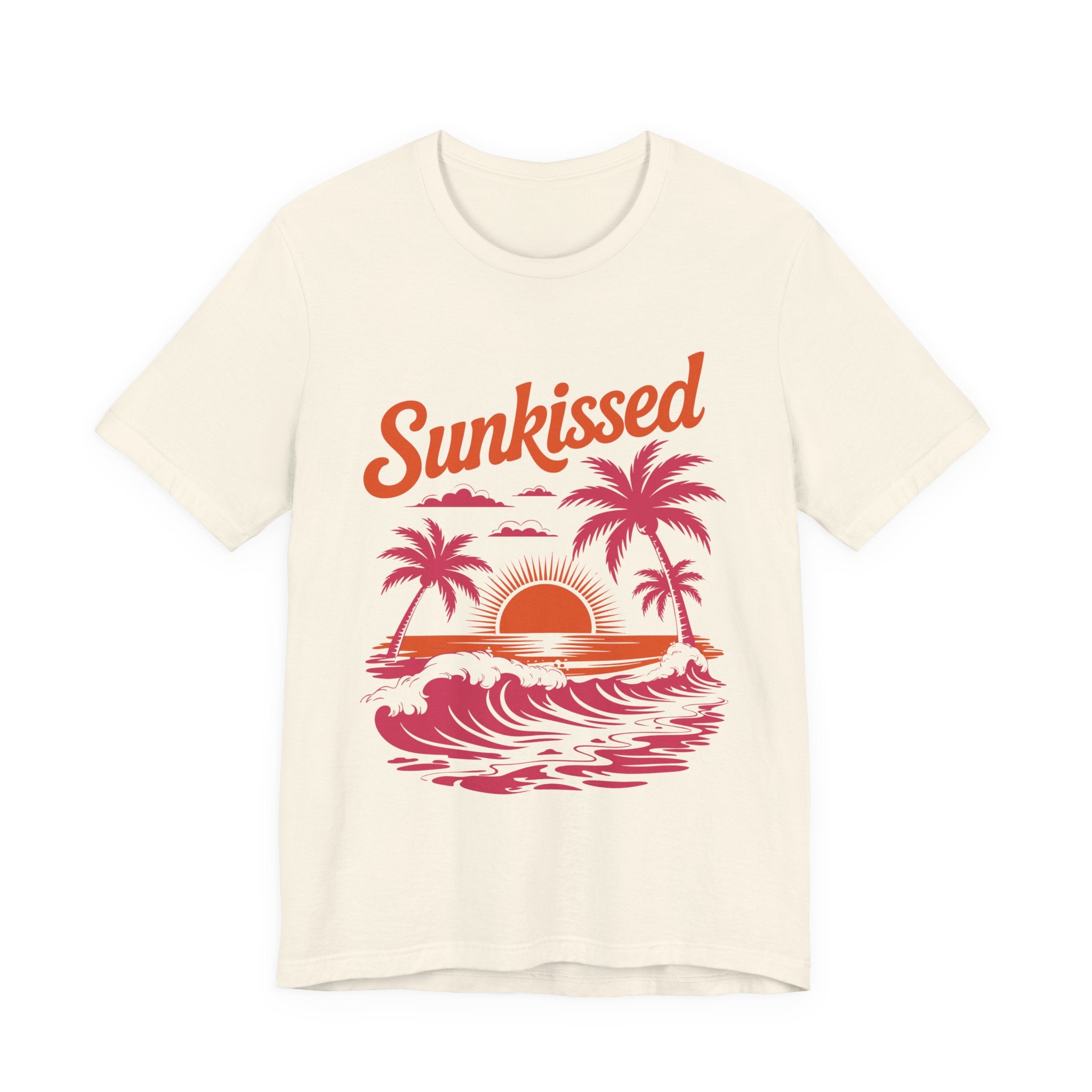Sunkissed Sunset Tee - Tropical Palm Beach Graphic T-Shirt