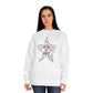 4th of July Star Sweatshirt — Americana Word Art Crewneck, Sizes S–3XL