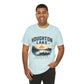 Houghton Lake Michigan Sunset Canoe T-Shirt — "Life Is Better at the Lake"