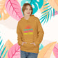 Good Vibes Hoodie — "Blue Skies Good Days" Retro Sun Pullover, Sizes S–5XL