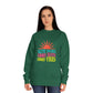 Good Vibes Sweatshirt — "Blue Skies Good Days" Retro Sun Crewneck, Sizes S–3XL