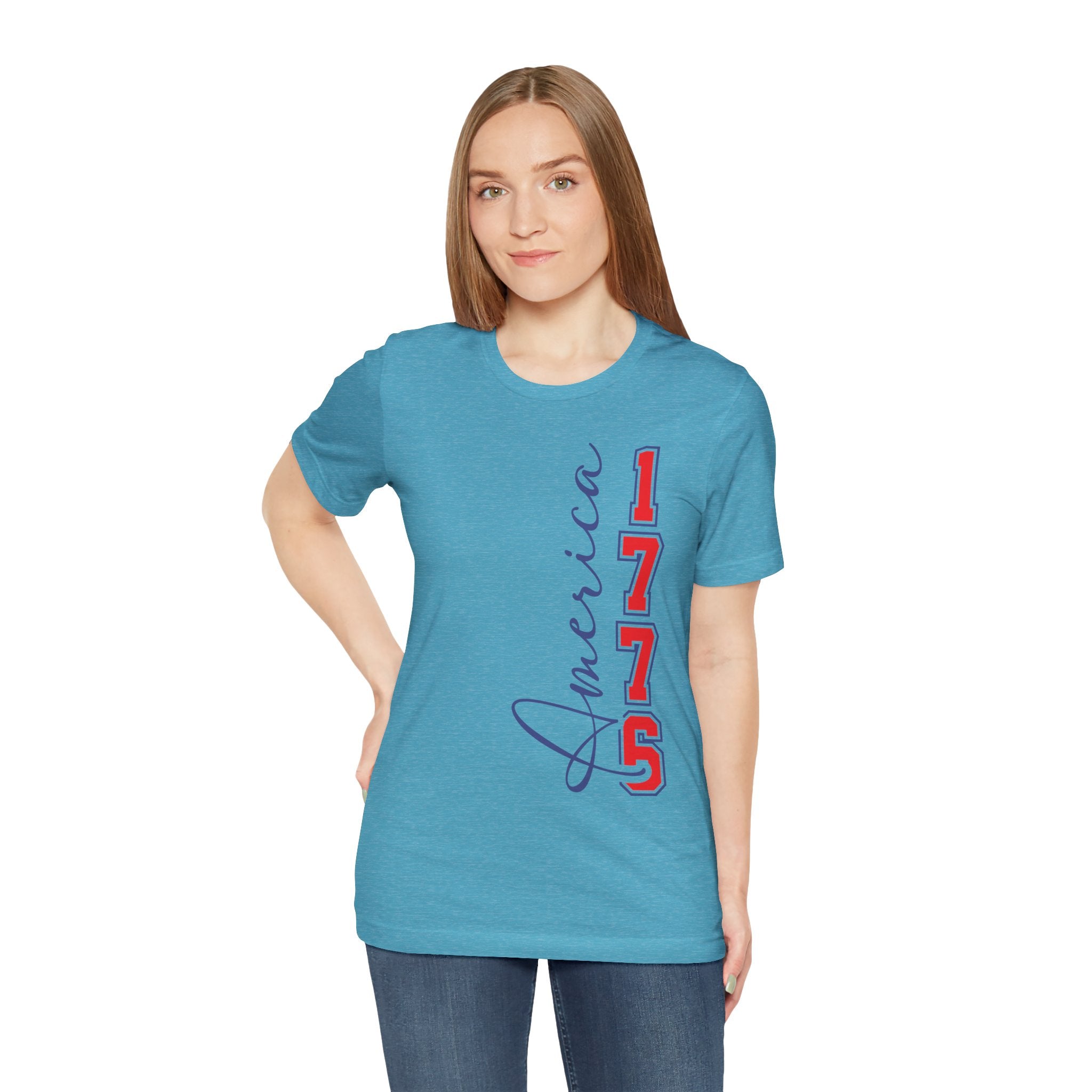 1776 America Graphic Tee — 76 Land of the Free Patriotic T-Shirt