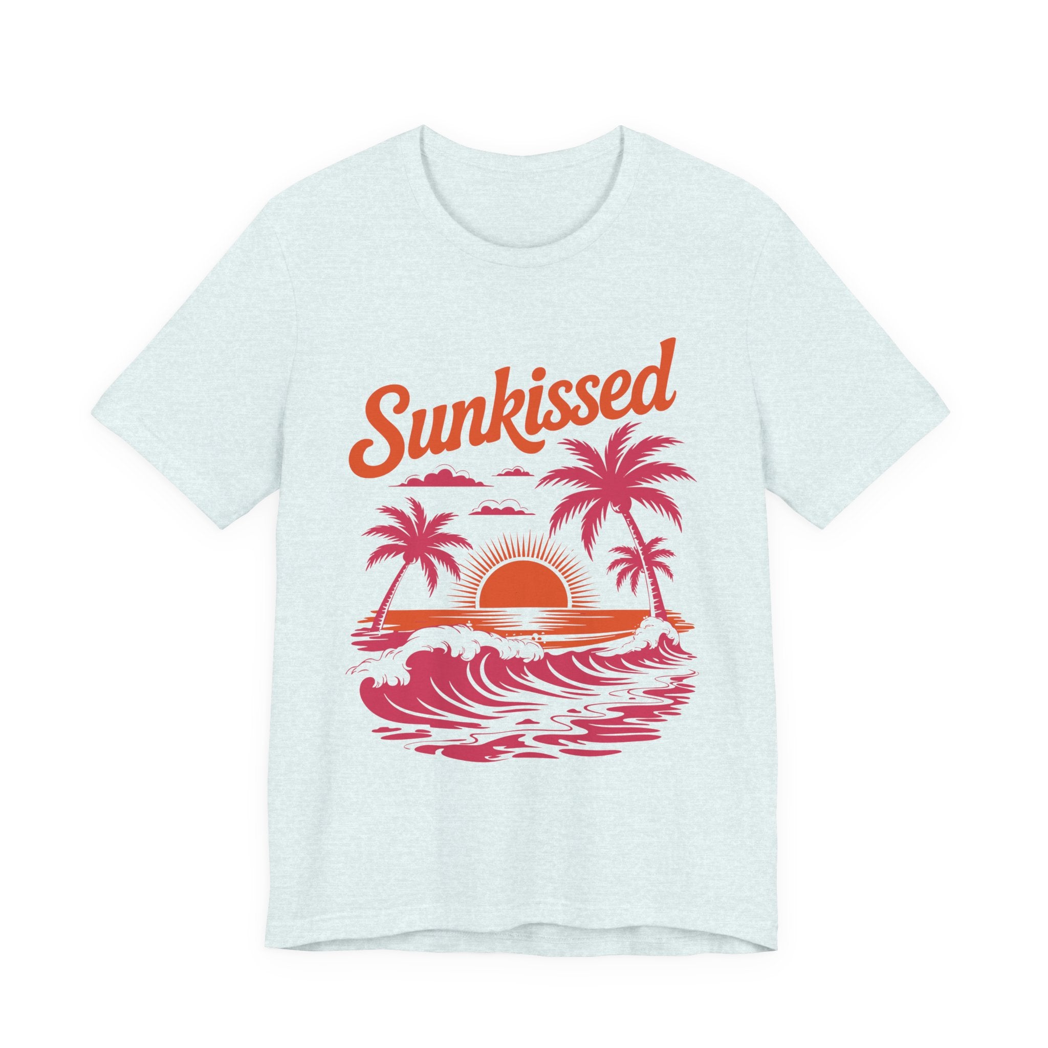 Sunkissed Sunset Tee - Tropical Palm Beach Graphic T-Shirt