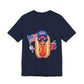 Fourth of July Funny Hot Dog Tee — Patriotic BBQ Graphic T-Shirt, Sizes XS–4XL