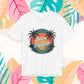 Believe in New Beginnings Sunset Palm T-Shirt