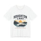 Houghton Lake Michigan Sunset Canoe T-Shirt — "Life Is Better at the Lake"