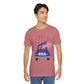 Patriotic USA Tee — Vintage Truck with American Flag & Fireworks, Sizes S–3XL
