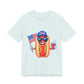 Fourth of July Funny Hot Dog Tee — Patriotic BBQ Graphic T-Shirt, Sizes XS–4XL
