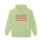 Beer Pong American Flag Hoodie — Red Cups & Stars Patriotic Party Sweatshirt, Sizes S–5XL