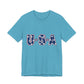 USA Stars Patriotic T-Shirt — Red, White & Blue Fourth of July Tee, Sizes XS–4XL