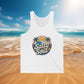Salty Soul Beach Tank Top — Retro Palm Tree Summer Tank, Sizes XS–2XL