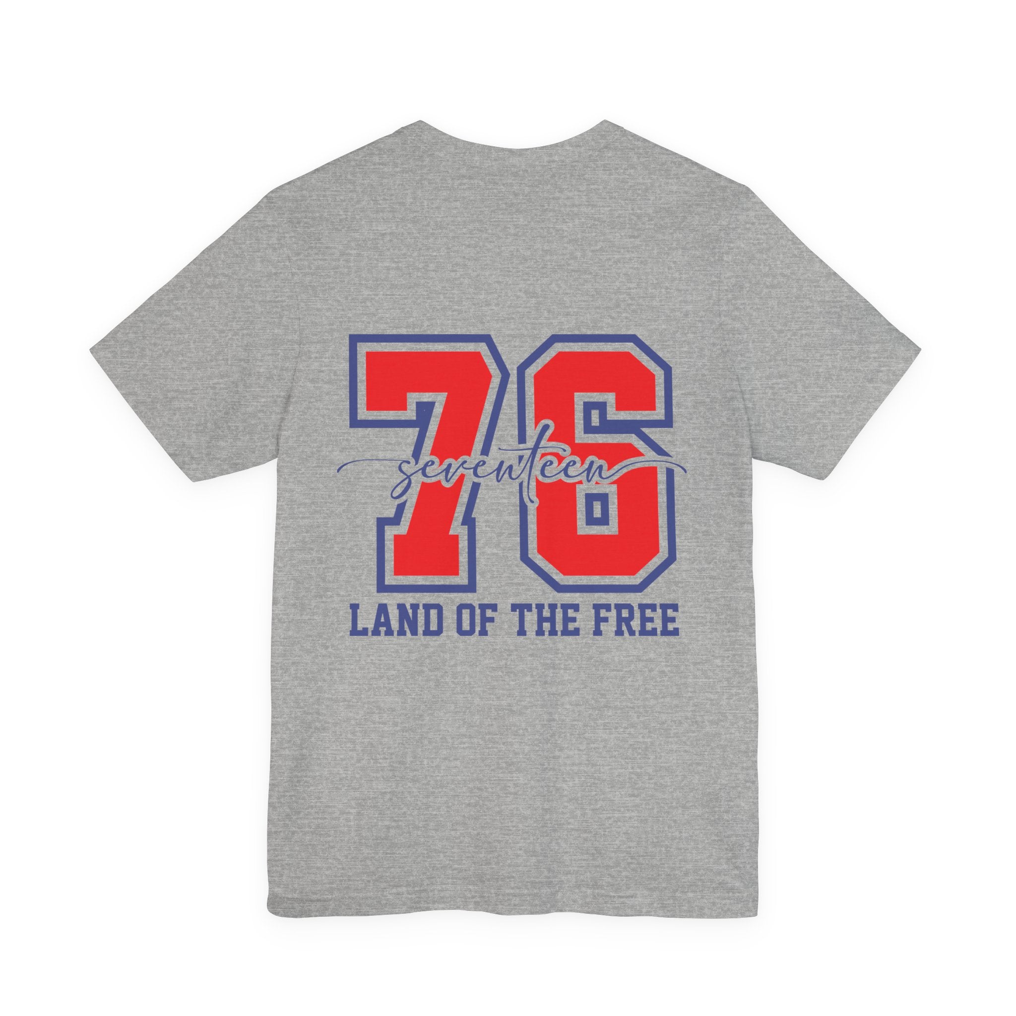 1776 America Graphic Tee — 76 Land of the Free Patriotic T-Shirt