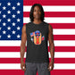 Hot Dog USA Tank Top — Funny Patriotic 4th of July BBQ Muscle Tee, Sizes S–2XL