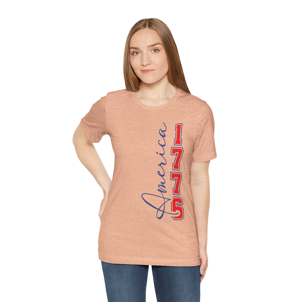 1776 America Graphic Tee — 76 Land of the Free Patriotic T-Shirt