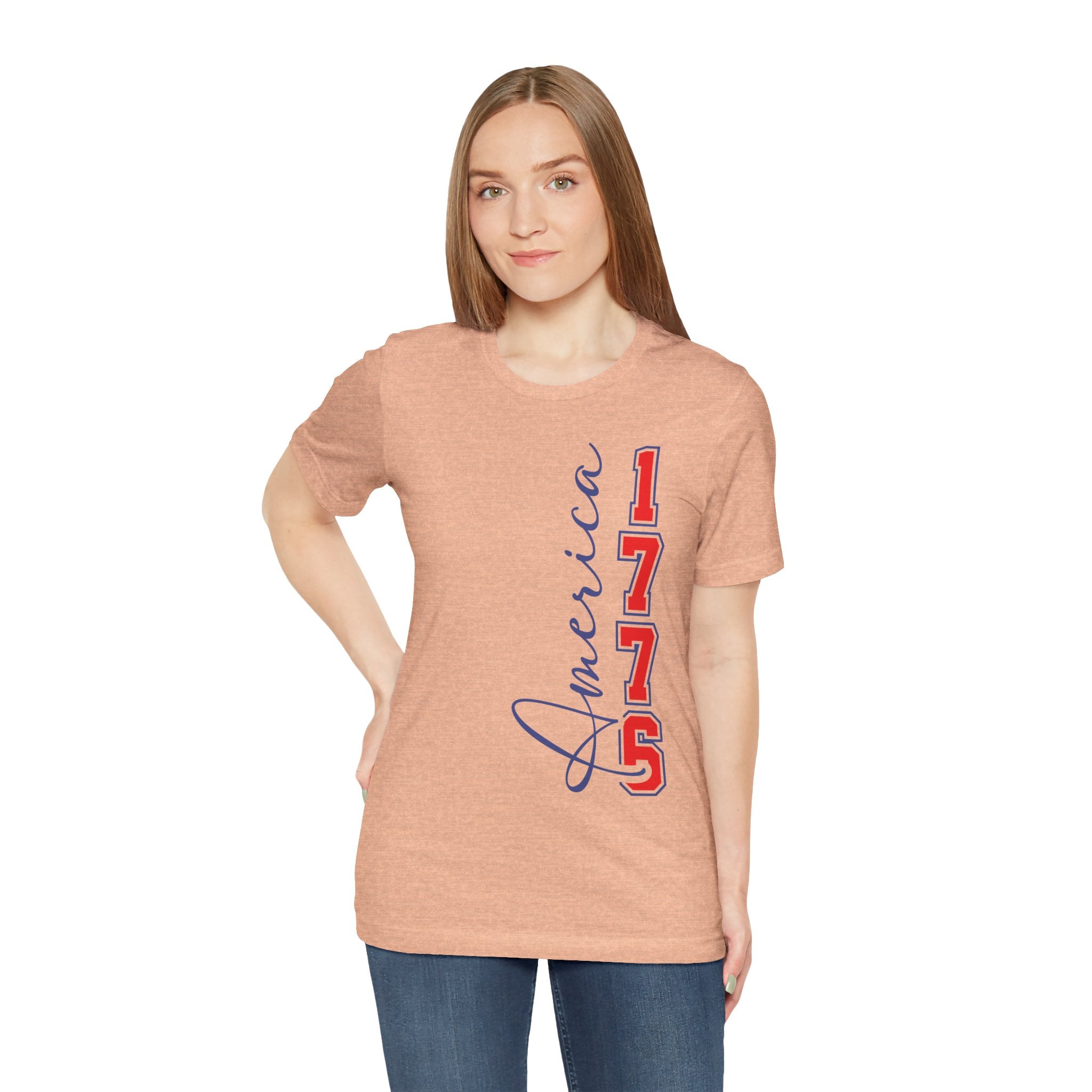 1776 America Graphic Tee — 76 Land of the Free Patriotic T-Shirt