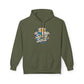 Salty Soul Hoodie — Vintage Beach Palm Tree Pullover, Sizes S–5XL