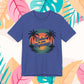 Believe in New Beginnings Sunset Palm T-Shirt