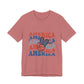 America Peace Sign T-Shirt — Retro Patriotic 4th of July Tee, Sizes XS–4XL