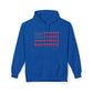 Beer Pong American Flag Hoodie — Red Cups & Stars Patriotic Party Sweatshirt, Sizes S–5XL