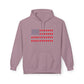 Beer Pong American Flag Hoodie — Red Cups & Stars Patriotic Party Sweatshirt, Sizes S–5XL