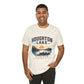 Houghton Lake Michigan Sunset Canoe T-Shirt — "Life Is Better at the Lake"