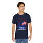 Patriotic USA Tee — Vintage Truck with American Flag & Fireworks, Sizes S–3XL