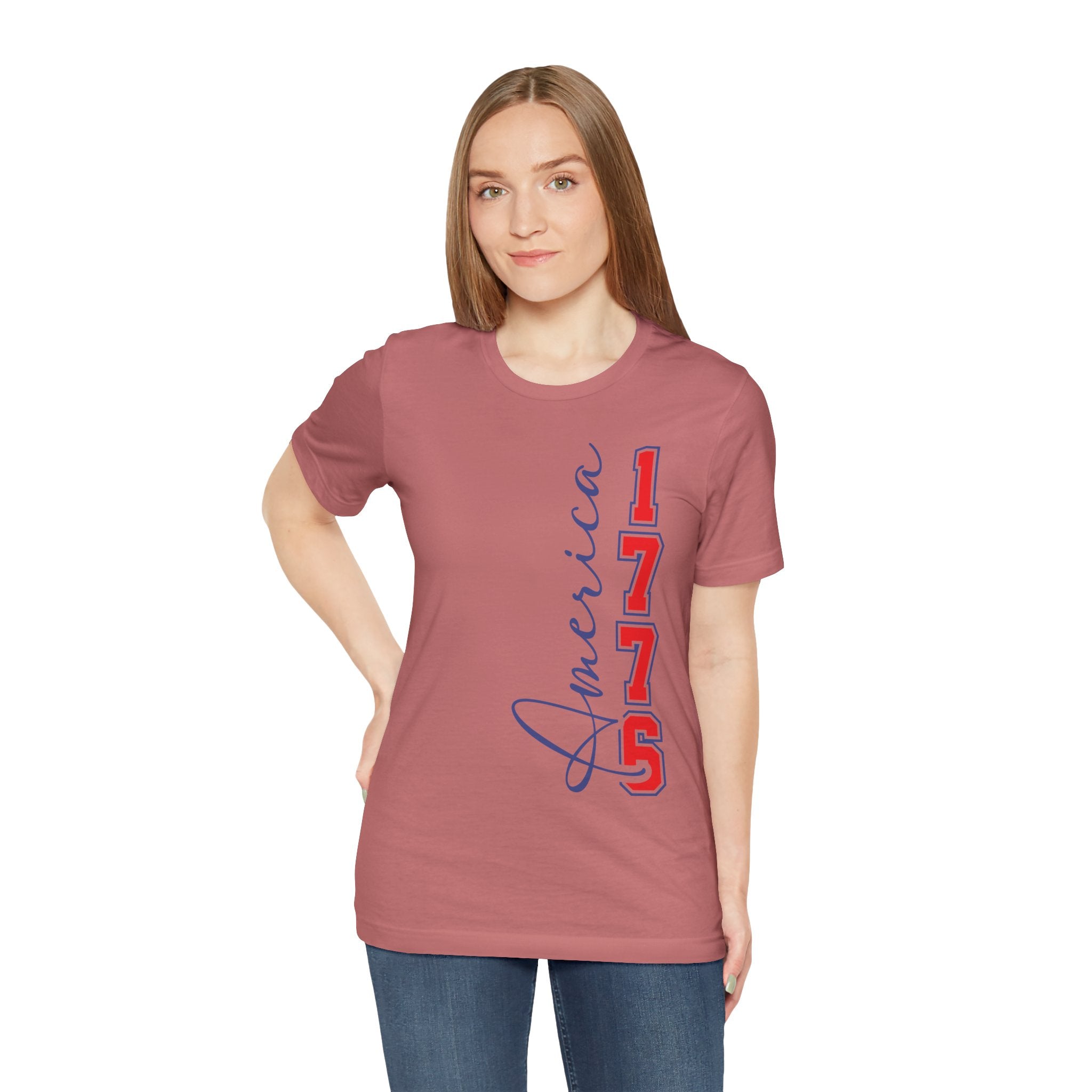 1776 America Graphic Tee — 76 Land of the Free Patriotic T-Shirt