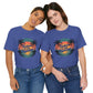 Believe in New Beginnings Sunset Palm T-Shirt