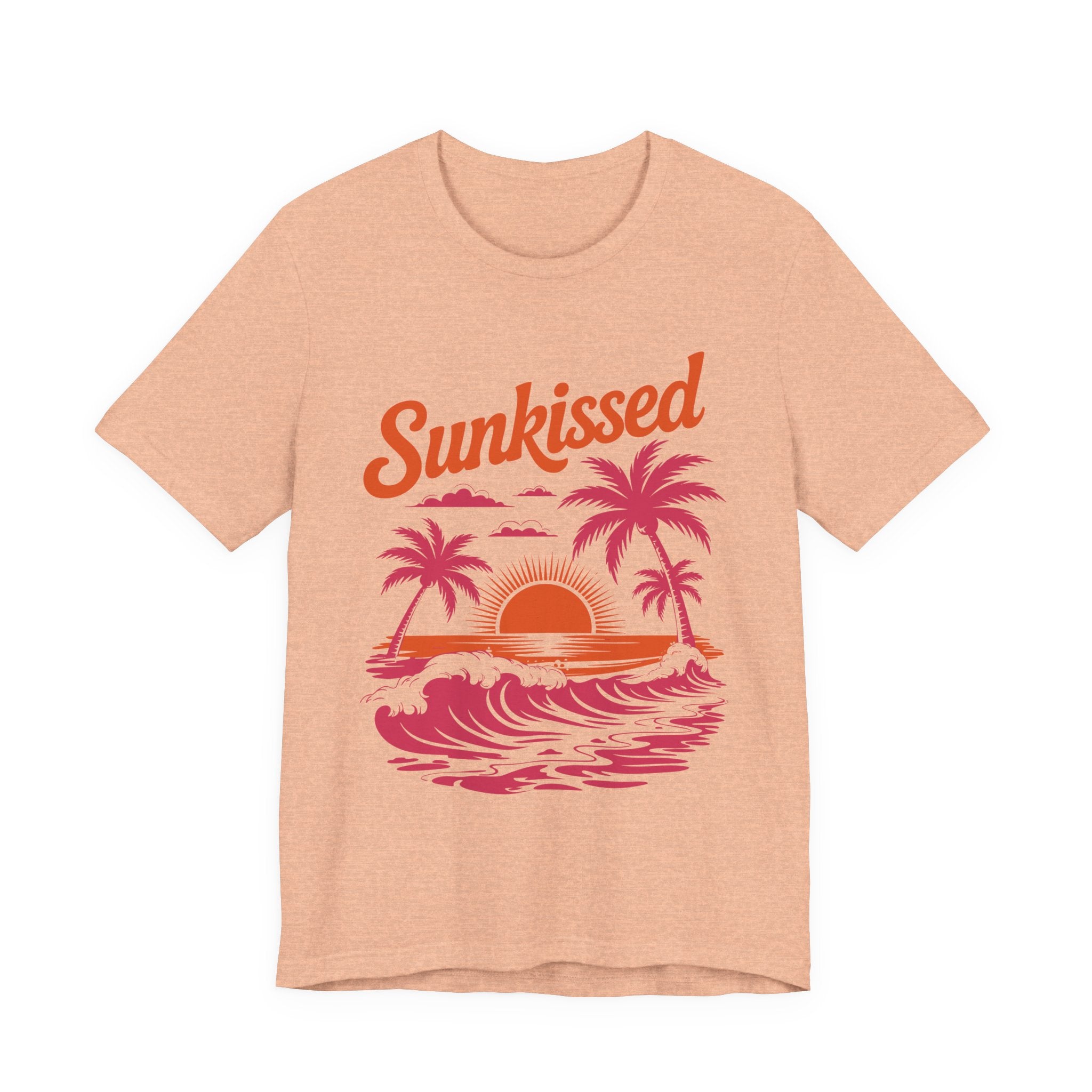 Sunkissed Sunset Tee - Tropical Palm Beach Graphic T-Shirt